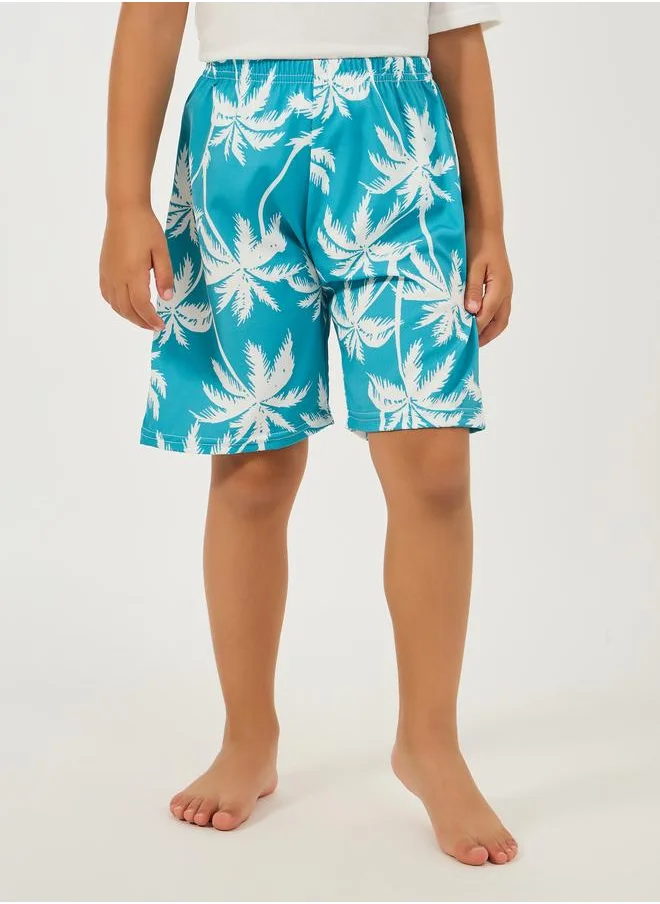ستايلي Styli Tree Printed Swimming Trunks
