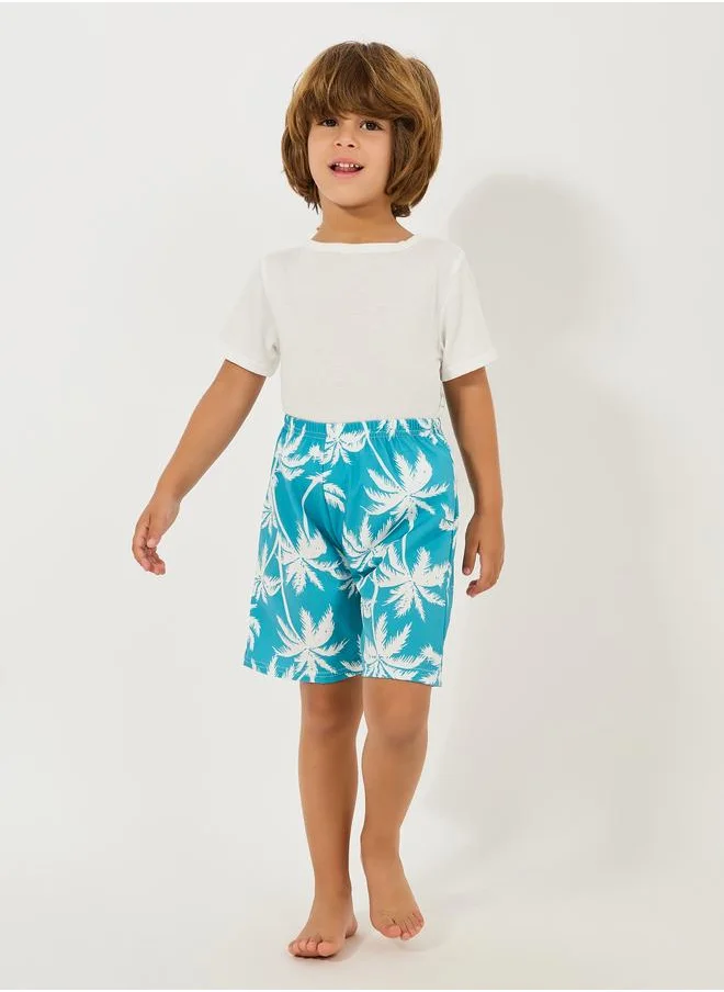 ستايلي Styli Tree Printed Swimming Trunks