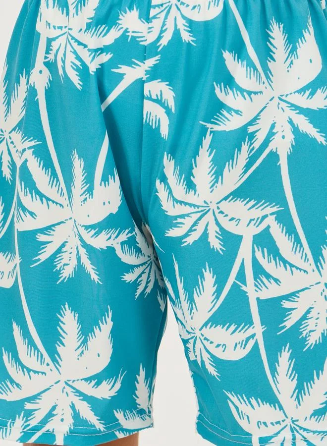 Styli Styli Tree Printed Swimming Trunks