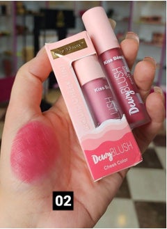 Kiss Beauty Liquid blusher from Kiss Beauty, soft and smooth on the skin, color 02  - Image 2