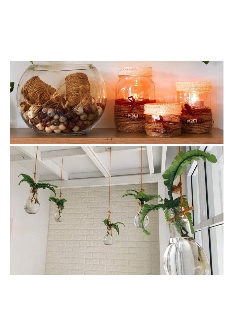 Premify Natural Jute Twine, 100m/330 Feet Brown Thick Jute Rope. 2mm/3Ply Jute String for Floristry, DIY Arts & Crafts, Gifts Wrapping, Decoration, Bundling, Garden and Recycling - Image 3