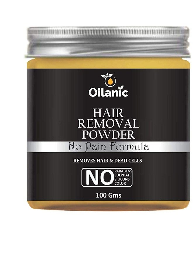 Oilanic Hair Removal Powder for Men and Women (Pack of 1, 100 gram)|Hair Removal Powder for Women Bikini Area Powder for hair removal powder for Legs and Body| - Image 1