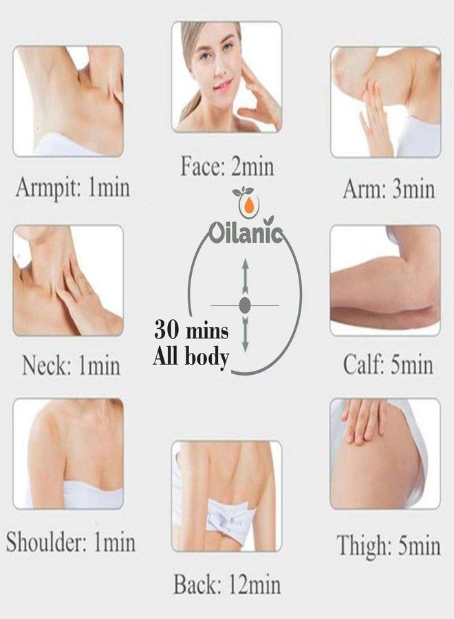 Oilanic Hair Removal Powder for Men and Women (Pack of 1, 100 gram)|Hair Removal Powder for Women Bikini Area Powder for hair removal powder for Legs and Body| - Image 5