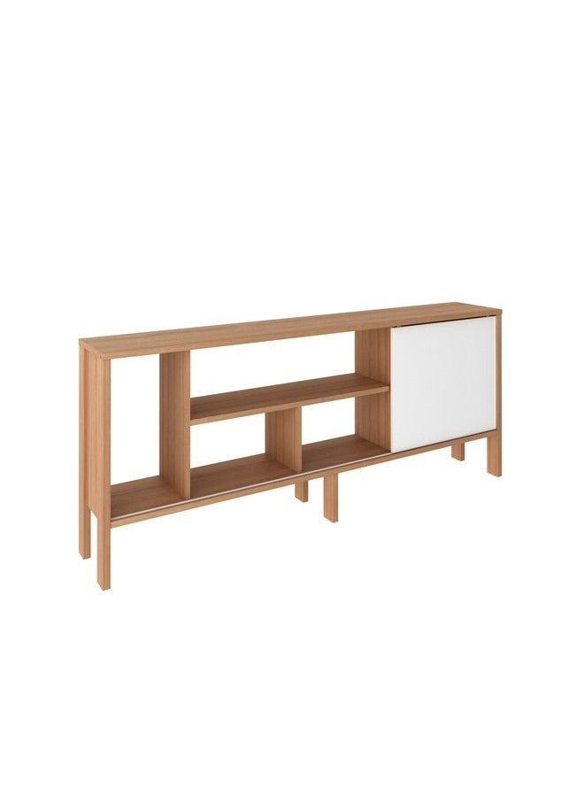 Tecnomobili TV Table 70"80"  White/Almond Color 183x30x56 cm  - Image 3