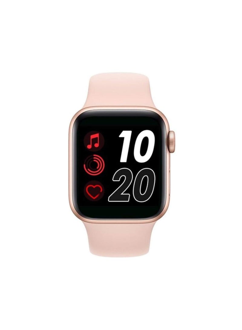 Smart Berry A19 Max Smart Watch – 2.25" LED Full-Screen Display, Dual Bands (Silicone & Braided), Fitness Tracker | Stylish & Advanced Wearable for Everyday Use | Pink - Image 1