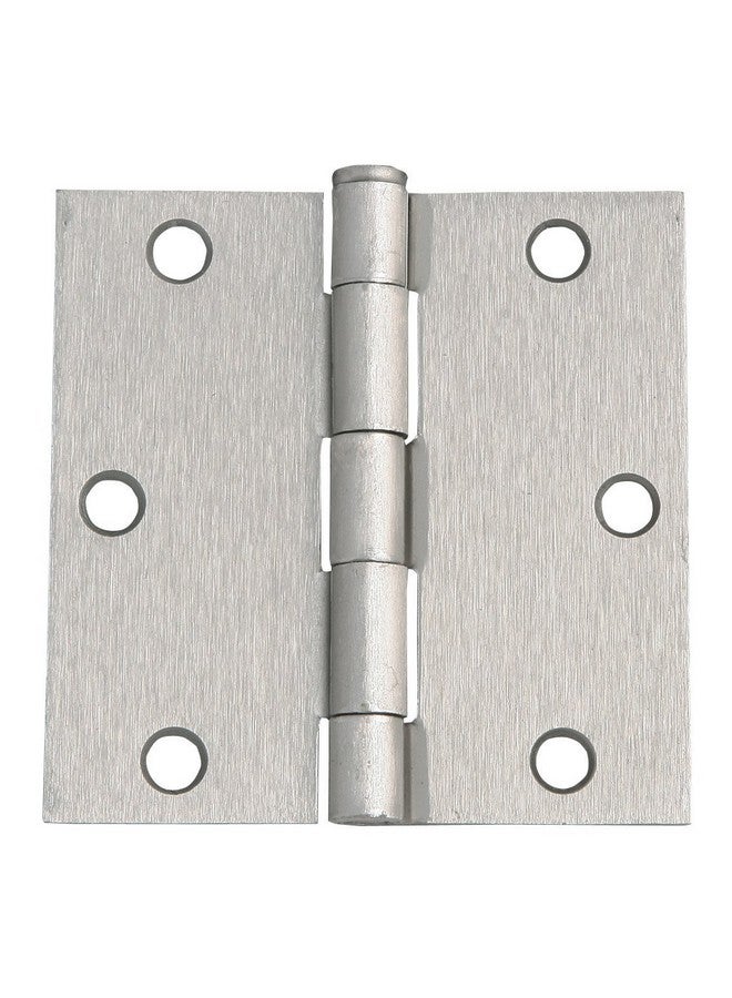 Onwon 10 Pcs Folding Butt Hinges Silver Tone Home Furniture Hardware Door Hinge - Image 3