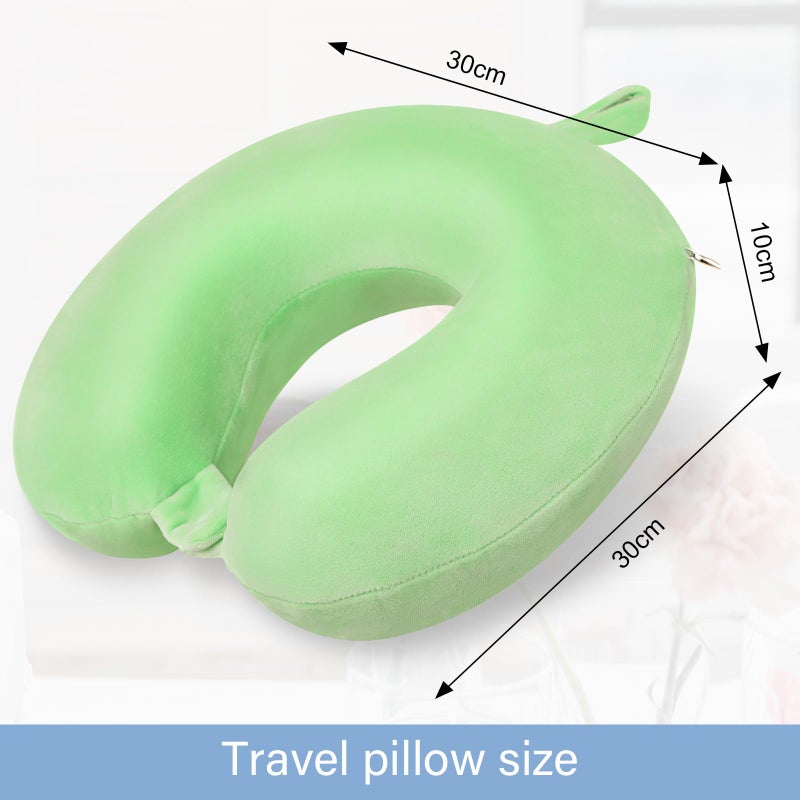 Gosider Neck Pillows for Travel Comfortable Travel Neck Pillow U Shape Memory Foam Support Neck and Head Portable Neck Travel Pillow Suitable for Airplane Trains Car Travelings - Image 3