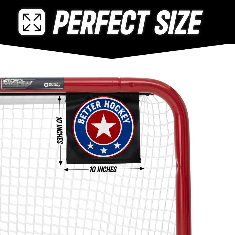 Better Hockey Extreme Goal Targets - Sharp Shooting Training Aid - Helps You Score More Goals - Installed in Seconds - Fits Any Regulation Size Nets - Used by The Pros - Image 4