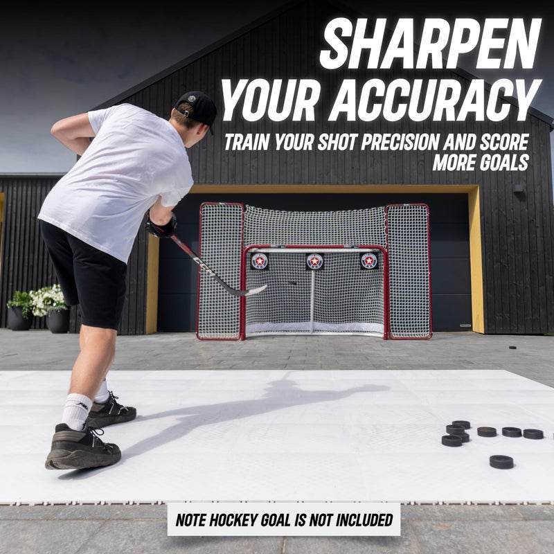 Better Hockey Extreme Goal Targets - Sharp Shooting Training Aid - Helps You Score More Goals - Installed in Seconds - Fits Any Regulation Size Nets - Used by The Pros - Image 2