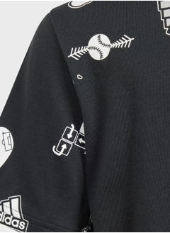Adidas Kids Brand Love Cropped T-Shirt  - Image 4