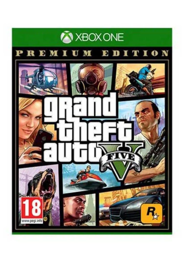 H120 Grand Theft Auto V Premium Edition Game, US Version, Action & Adventure - Image 1