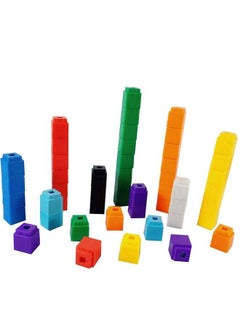 RAINBOW TOYFROG Math Manipulatives Counting Cubes, Educational Number Blocks, Kindergarten Learning Activities Math Cubes, Set Of 100 Number Blocks Toys For Kids Ages 3 Above…  - Image 5