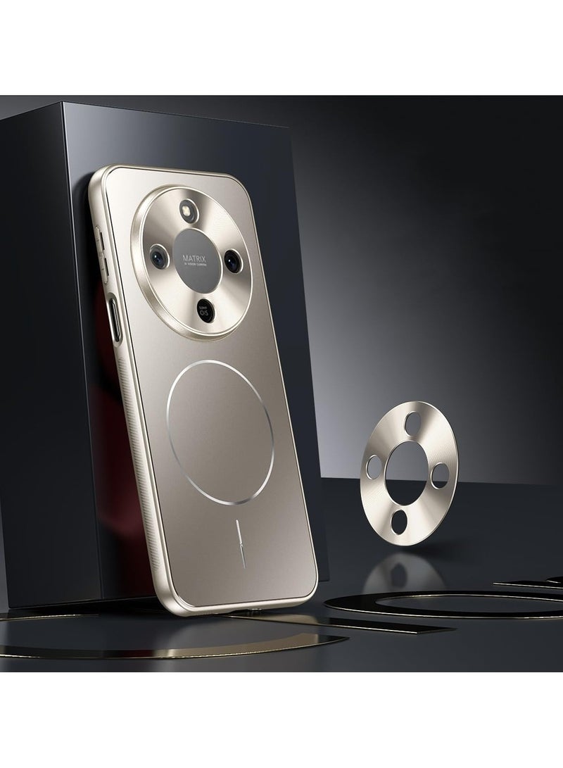 general Compatible with Honor X9D 5G, Matte Finish Metal Case [Mag-Safe Compatible], Camera Lens Protection, Shockproof Slim Phone Case - Image 1