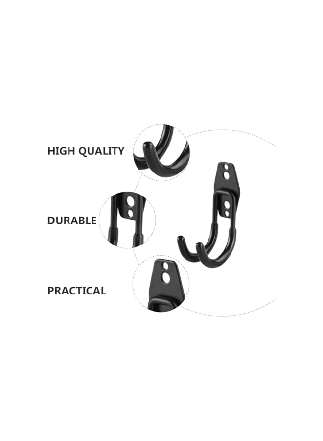 PROMASS promass 2pcs Garage Storage Hook Wall Mount Utility Hanger Bike Wall Mount Rack Horizontal Metal Adjustable Bicycle Holder Flip Up Bicycle Hook Organizing Ladder Bike Hoses  - Image 4