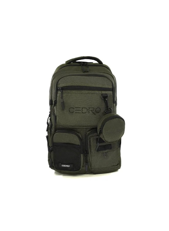 Cedro Cedro Case School Backpack - Army Green