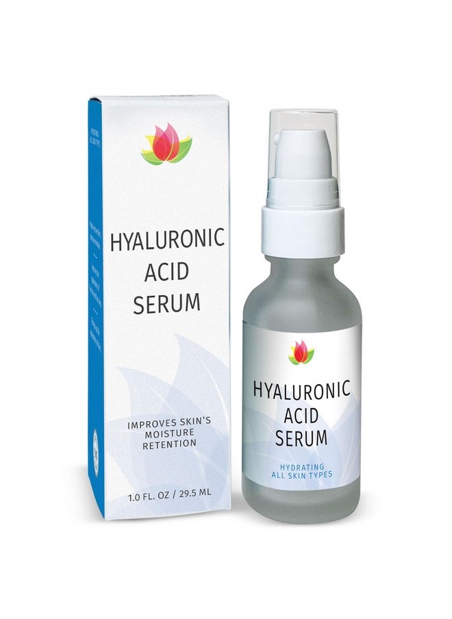 Reviva Labs Hyaluronic Acid Serum For Face And Neck - Moisturizing, Nourishing, And Hydrating Serum Acido Hialuronico - Face Serum For Women, 1 Fl Oz 