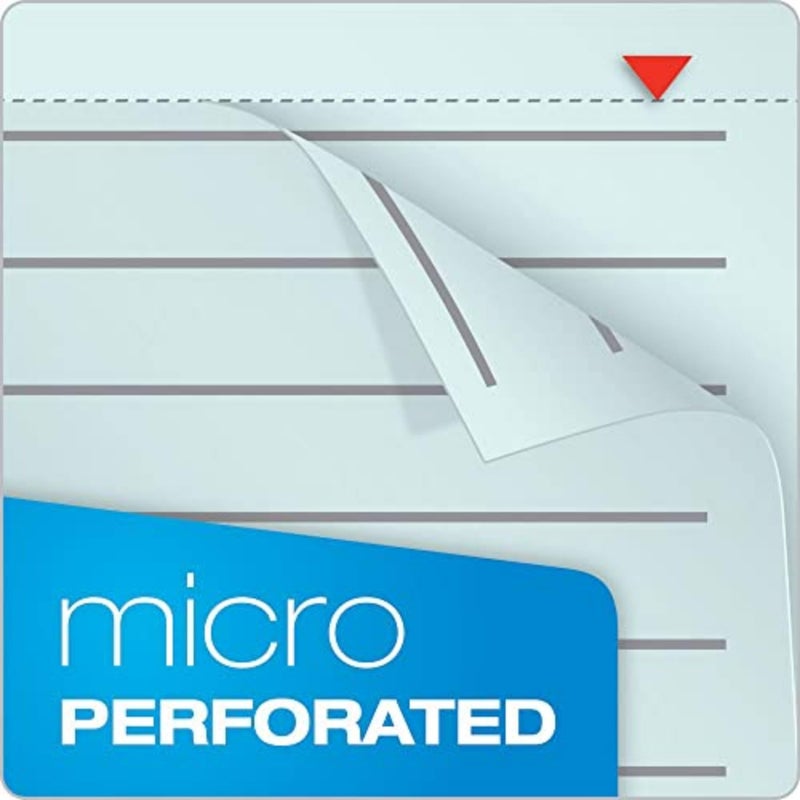 Tops Prism Steno Books, 6" x 9", Gregg Rule, Blue Paper, 80 Sheets, Perforated, 4 Pack (80284) - Image 4