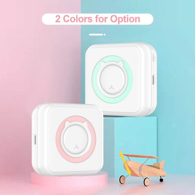 All-in-one Photo Printer Multifunction Portable Printer Wireless Instant Mini Printer Support BT Connection for Smartphone with 11 Paper Rolls 57mm Compatible with iOS Android - Image 4