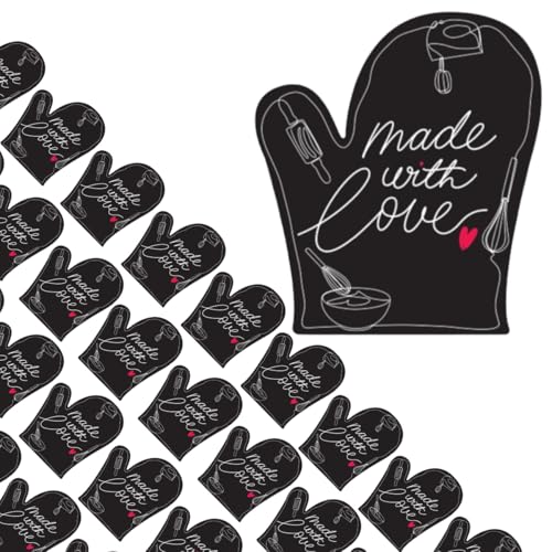 Joyful Artistry 300PCS Made with Love Stickers – 2"x1.75" Baking Labels for Baked Goods Packaging, Baked with Love Badges for Homemade Bakery. Use on Jars, Bags, Boxes - Image 1