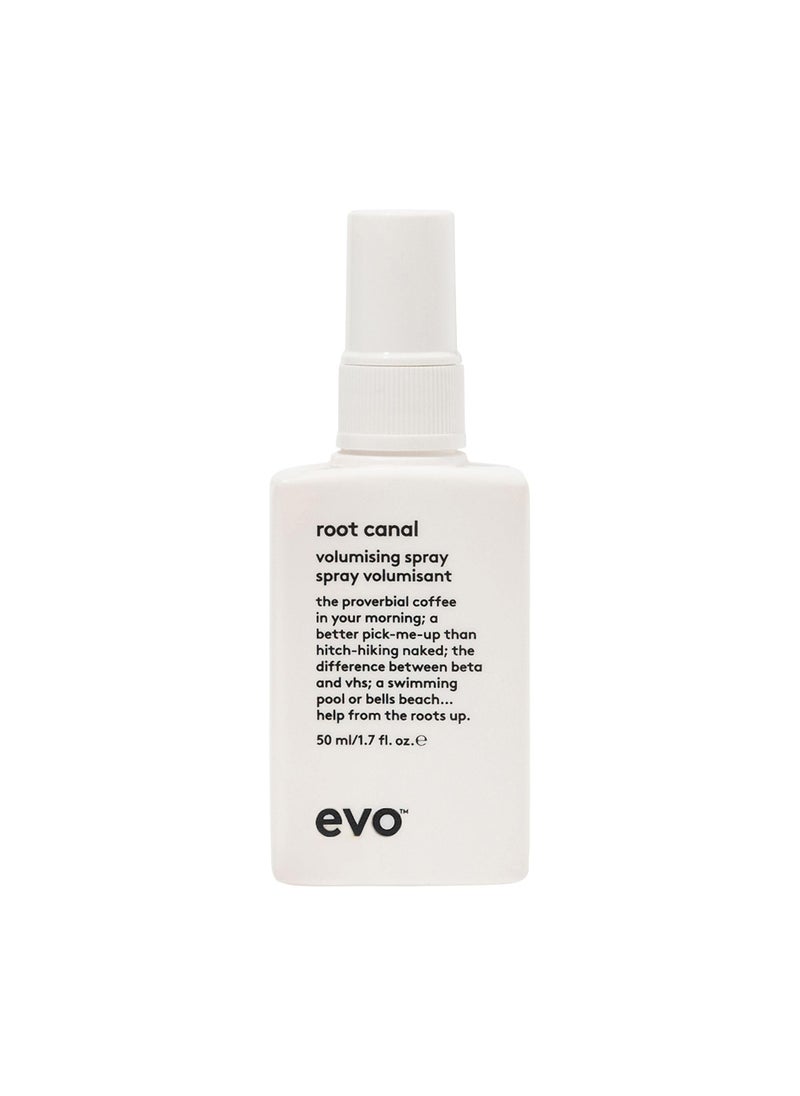 EVO - EVO Root Canal Volumizing Spray - Texture Boost Supports Roots Natural Thickening Lightweight Hair Styling Spray - Travel Size, 50ml / 1.7fl.oz - Image 1