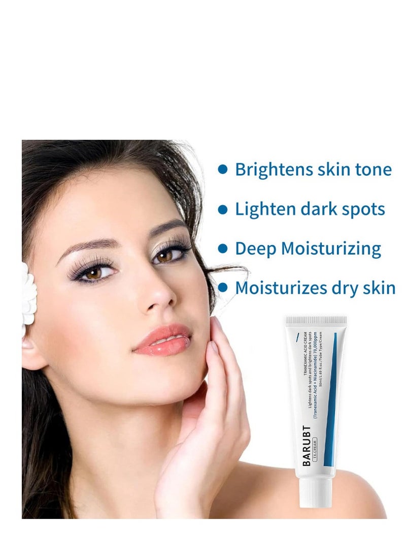 BARUBT TX Tranexamic Acid CREAM | Skin freckle Cream, Blemishes, Anti-pigmetation skin care | Korean Cosmetics | 1.7 fl oz (50 ml) - Image 5