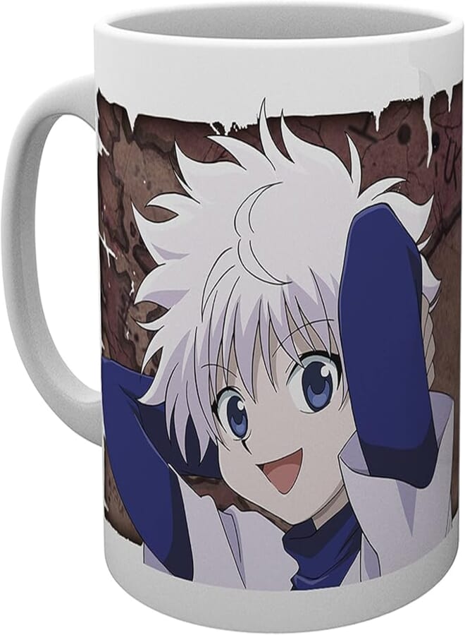 ABYSTYLE Hunter x Hunter Kirua Ceramic Coffee Tea Mug 10 Oz. Anime Manga Drinkware Home Essentials Gift