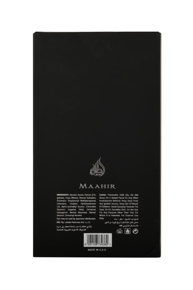 Lattafa Maahir Black Edition Perfume 100ml - Image 4