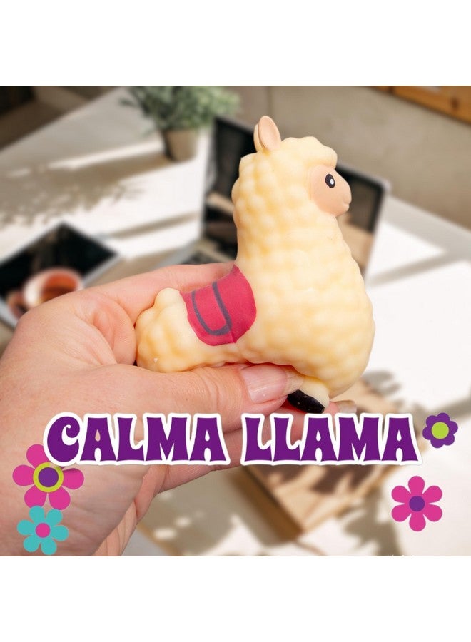 Boxer Gifts Calma Llama Stress Relief Toy | Unique Stress Balls For Adults & Teenagers Animal Squishy Fidget Toys For Anxiety Cool Desk Accessories | Cute Stocking Stuffer Llama Gifts - Image 5