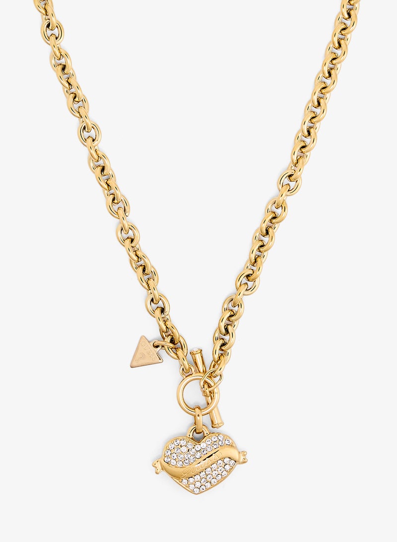 GUESS Vintage Guess Logo Necklace - Image 2