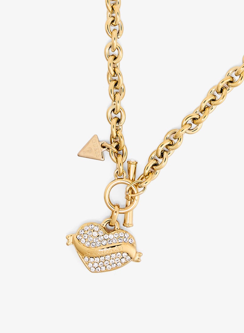 GUESS Vintage Guess Logo Necklace - Image 3