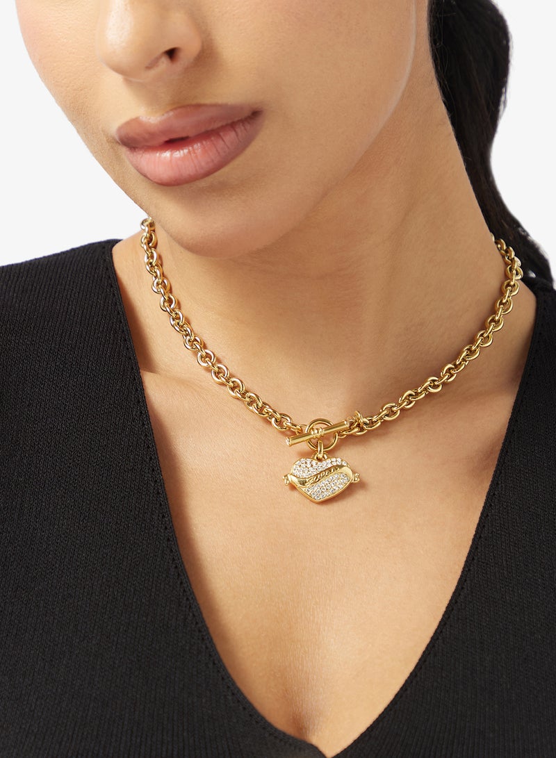 GUESS Vintage Guess Logo Necklace - Image 5