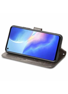 Zaboon Case For Blackview A90 Four-leaf Clasp Embossed Buckle Mobile Phone Protection Leather Case with Lanyard & Card Slot & Wallet & Bracket Function  - Image 4