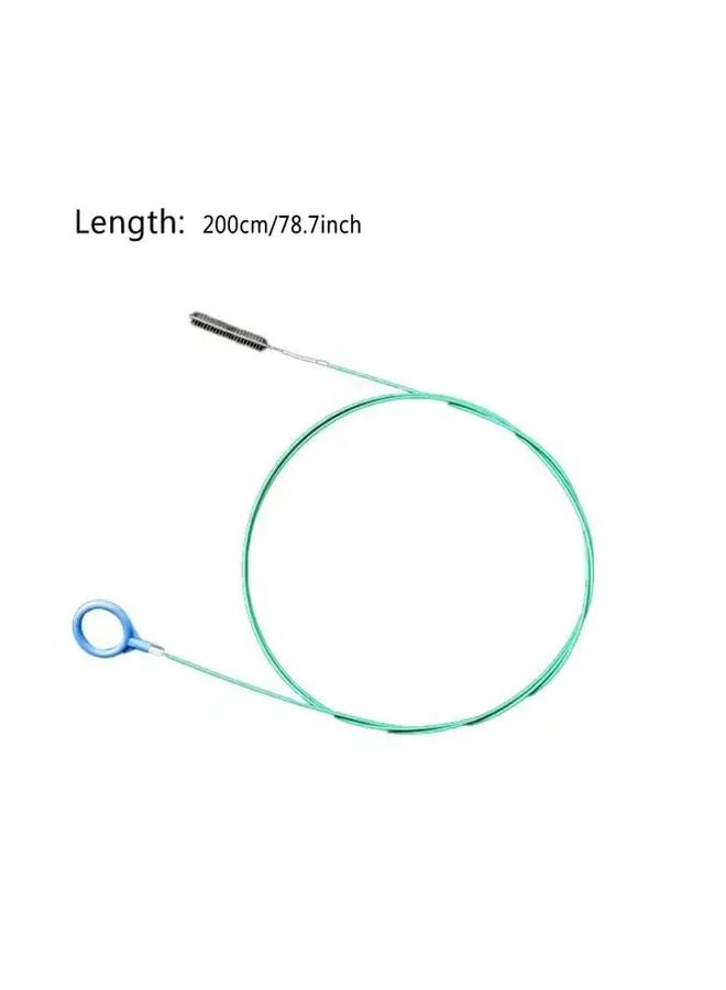 قطعتان فرشاة سحرية لفتح الانسداد، ثعبان تصريف مرن، مزيل انسداد الشعر في الأحواض - Image 4