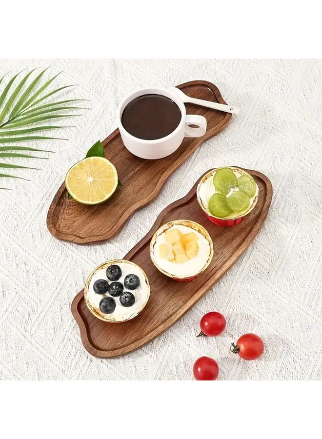 Small Acacia Wood Serving Tray For Appetizers Snacks And Charcuterie - Image 5