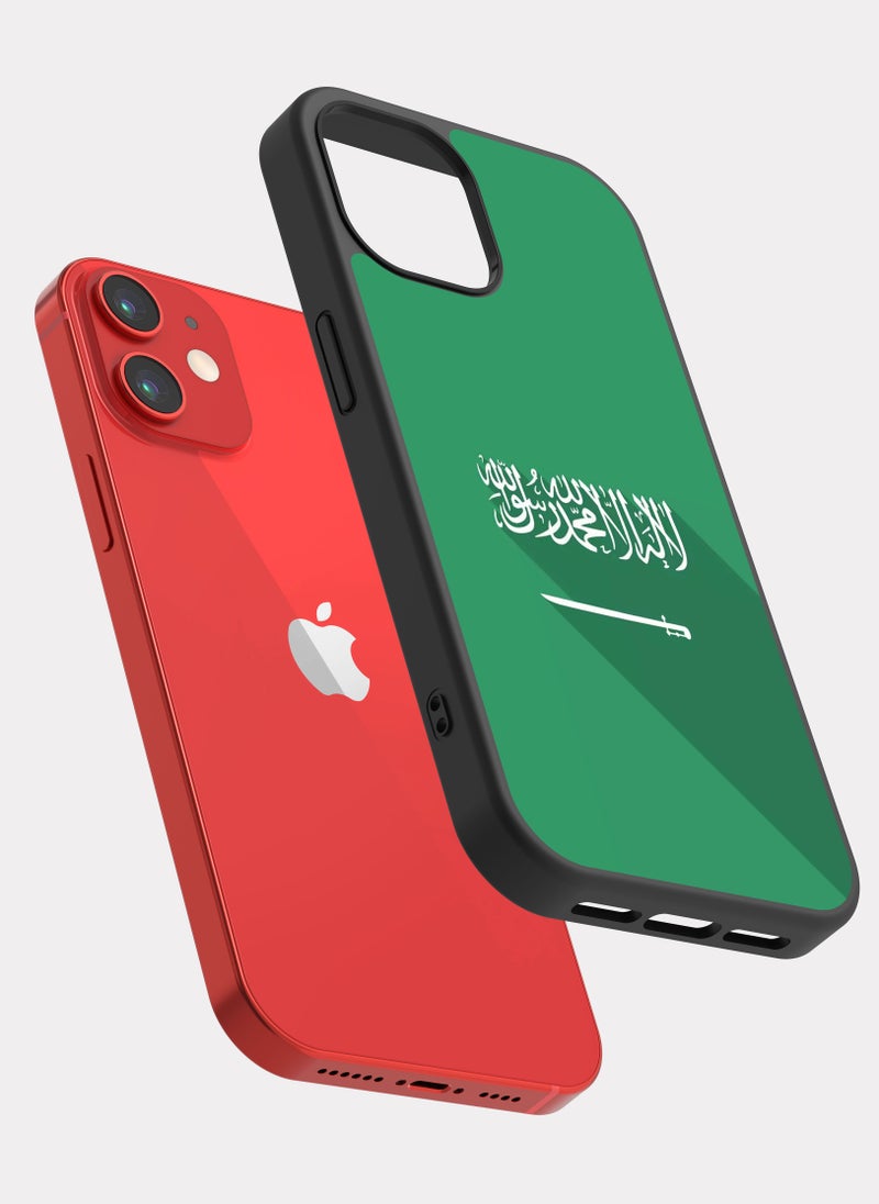 PXLAAT iPhone 12 Mini case cover The Great Saudi Flag - Image 2