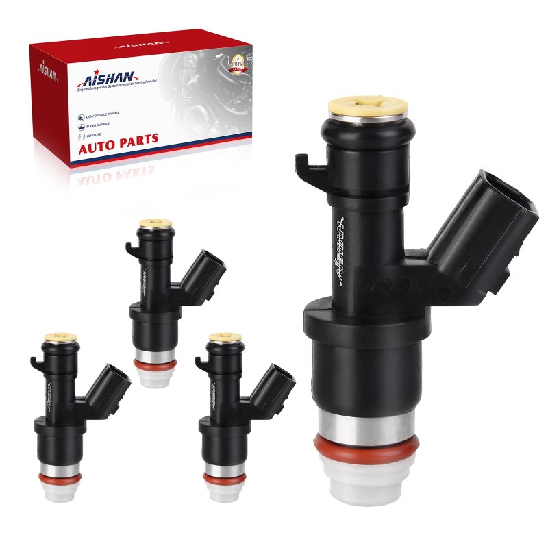 AISHAN 4PCS Fuel Injectors 12 Holes Compatible with Acura ILX 20132015 TSX 20092014 for Honda Accord 20082012 Civic 20132015 CRV 20102011 L4 24L Replace 16450R40Y01 FJ1046 - Image 2