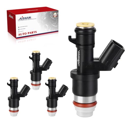 AISHAN 4PCS Fuel Injectors 12 Holes Compatible with Acura ILX 20132015 TSX 20092014 for Honda Accord 20082012 Civic 20132015 CRV 20102011 L4 24L Replace 16450R40Y01 FJ1046 - Image 1