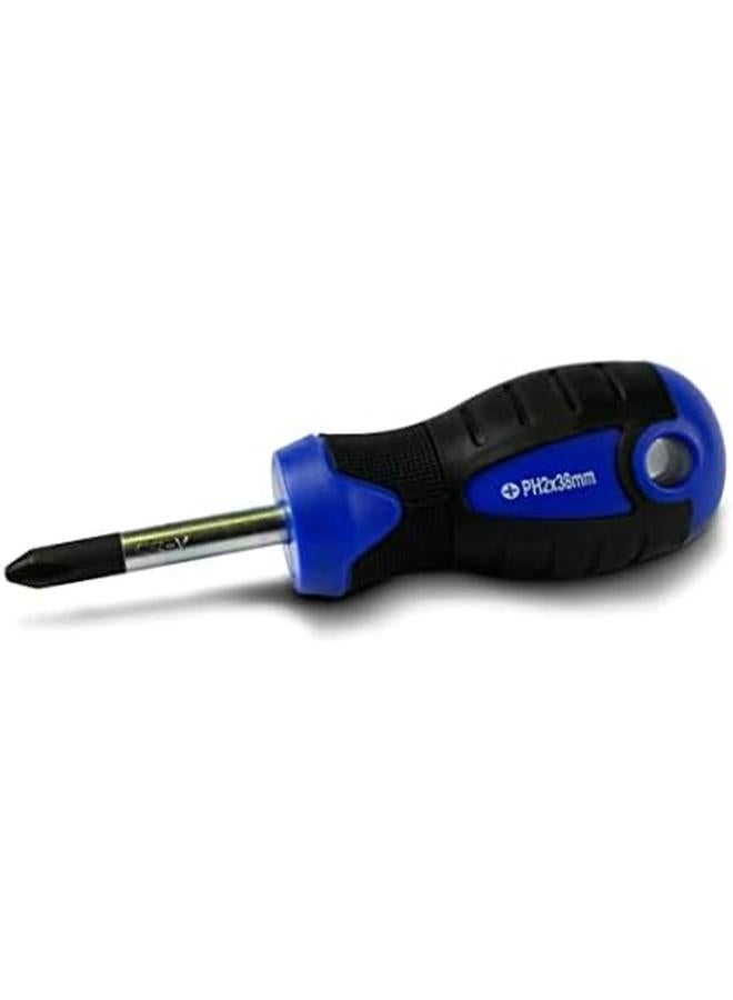 VTOOLS Professional And Multi Purpose Portable Magnetic Phillips Screwdriver 2X38Mm Perfect For Office Home Use Blue 2X38Mm Vt2116 - Image 2