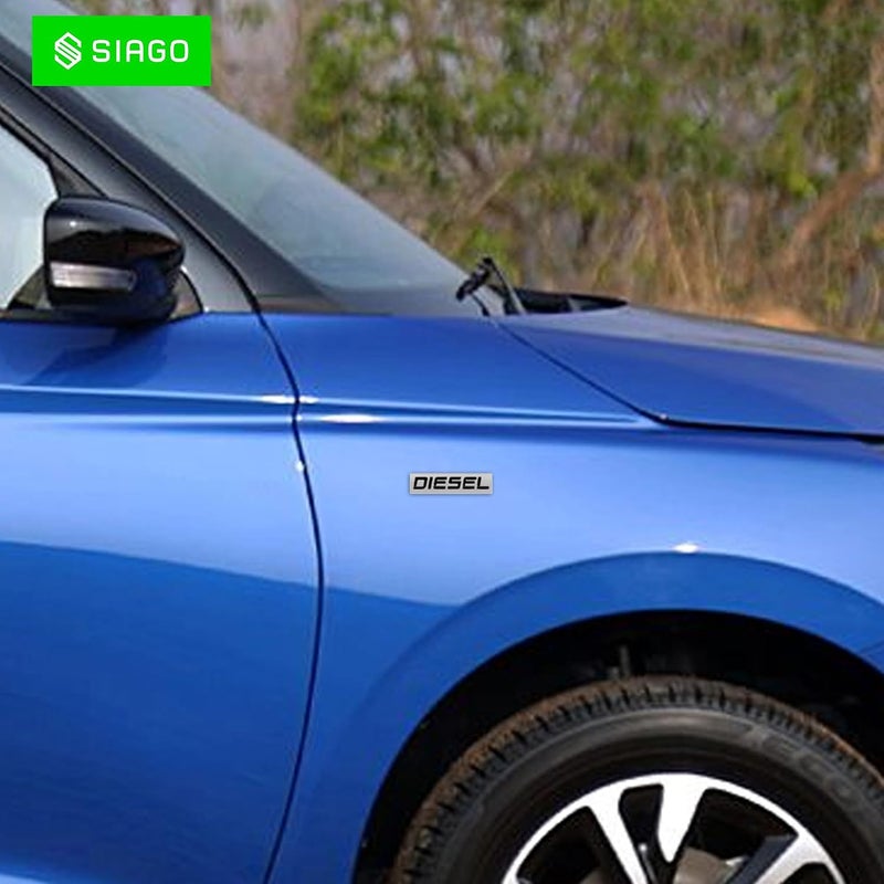 SIAGO SIA219 Premium Diesel Metal Car Sticker - Durable & Stylish Auto Emblem for Vehicles - Customizable Designs - Easy Installation - Weather-Resistant & Long-Lasting Globally spread simple design - Image 5