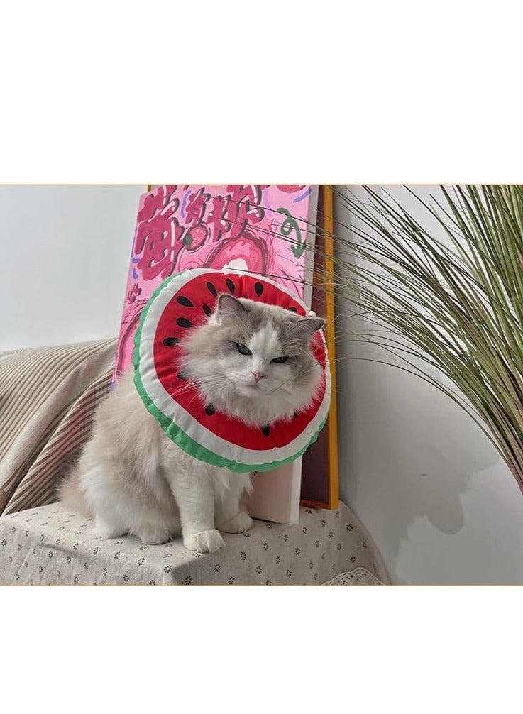 طوق التعافي القابل للتعديل للقطط طوق واقي ناعم ولطيف لحماية رقبة القطط والجراء والكلاب الصغيرة بعد الجراحة - Image 5