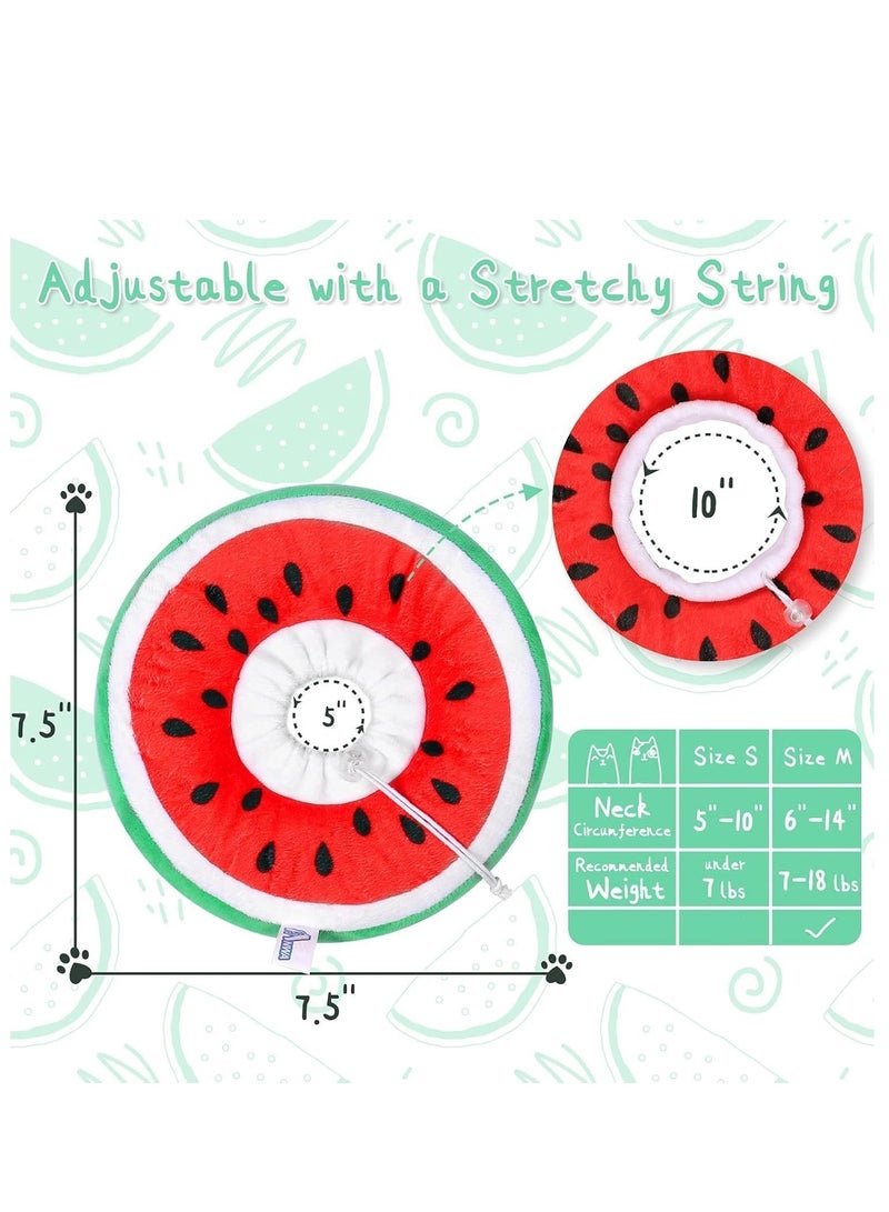 طوق التعافي القابل للتعديل للقطط طوق واقي ناعم ولطيف لحماية رقبة القطط والجراء والكلاب الصغيرة بعد الجراحة - Image 4