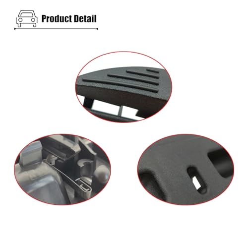 LXROAR01 Center Console Jump Seat Lid Latch Compatible with Chevy Silverado 1500 2500 3500 Suburban Tahoe GMC Sierra Yukon, Console Lid Latch for 11098014 812443 812444 - Image 5