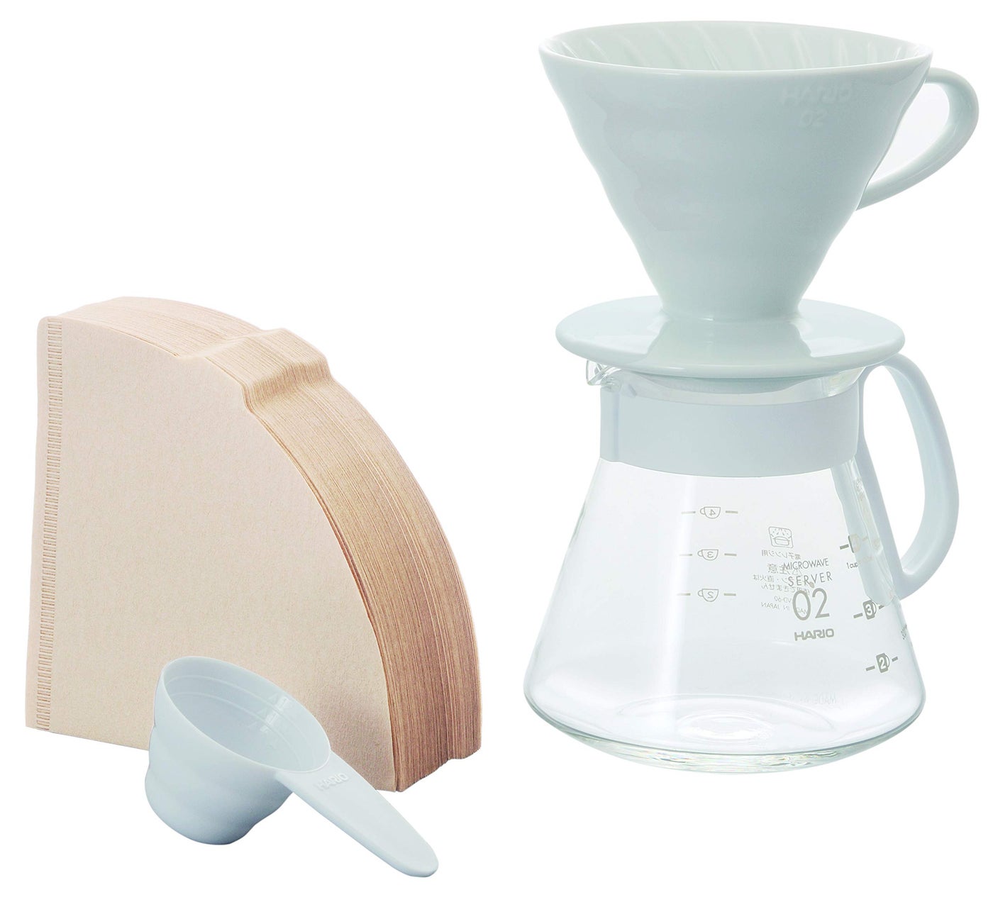 Hario Hario V60 Ceramic Pour Over Set Size 02