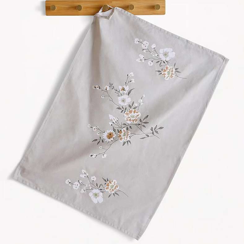 Pan Home Fleur Tea Towel - Sage - Image 5
