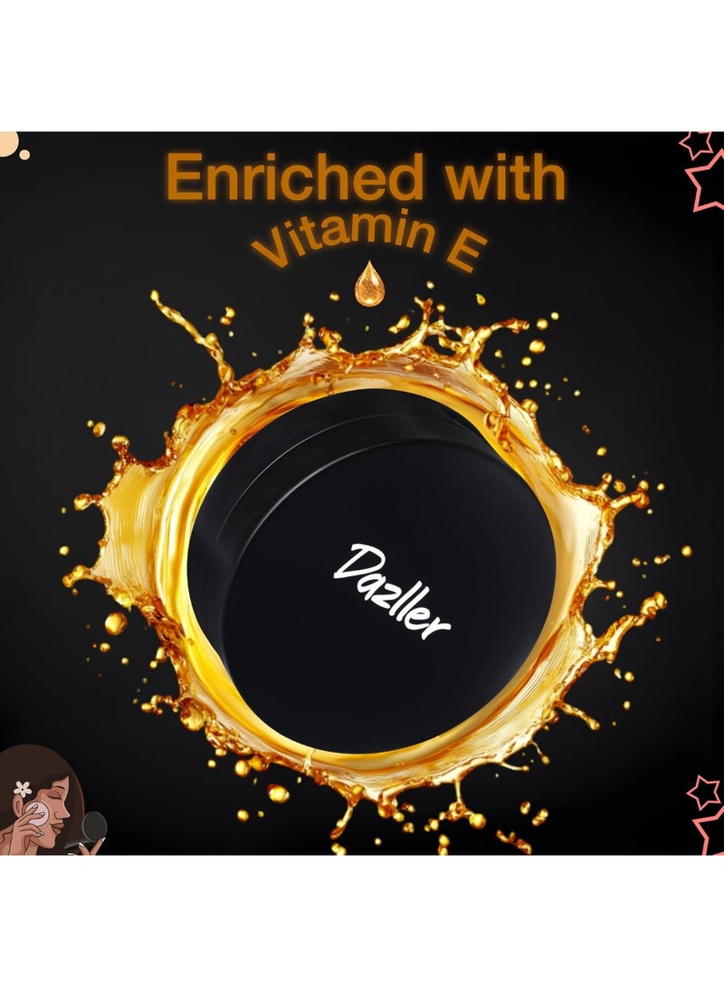 دازلير بودرة دازلر إبيك فينيش المضغوطة، بلمسة نهائية طبيعية غير لامعة، قابلة للتكثيف، للتحكم في الزيوت، مع فيتامين هـ، لجميع أنواع البشرة (بامبو) - 12 غرام - Image 3
