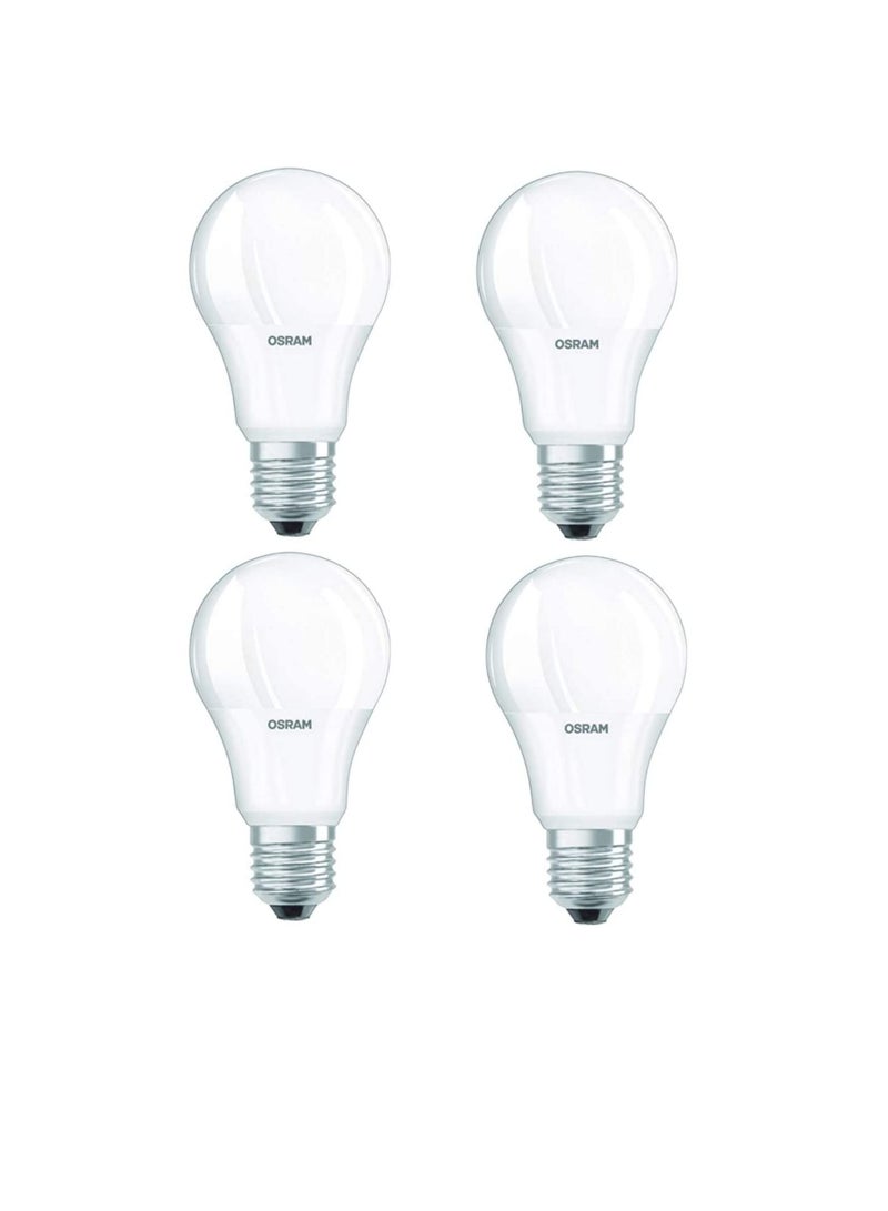 OSRAM Osram LED Value Classic A60 Bulb E27 8.5W Daylight UV and Flicker Free No Blue Light Hazard 806lm 6500K Frosted with ESMA Approval Pack of 4 - Image 1