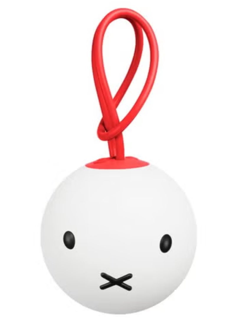 Fatboy Bolleke Hanging Light (Rechargeable) x Miffy | 3 Brightness Levels, USB Charging, IP55 Splashproof, Indoor & Outdoor Ambient Lighting | 100 cm hanging loop, Size - 20 x 20 cm - Red - Image 1