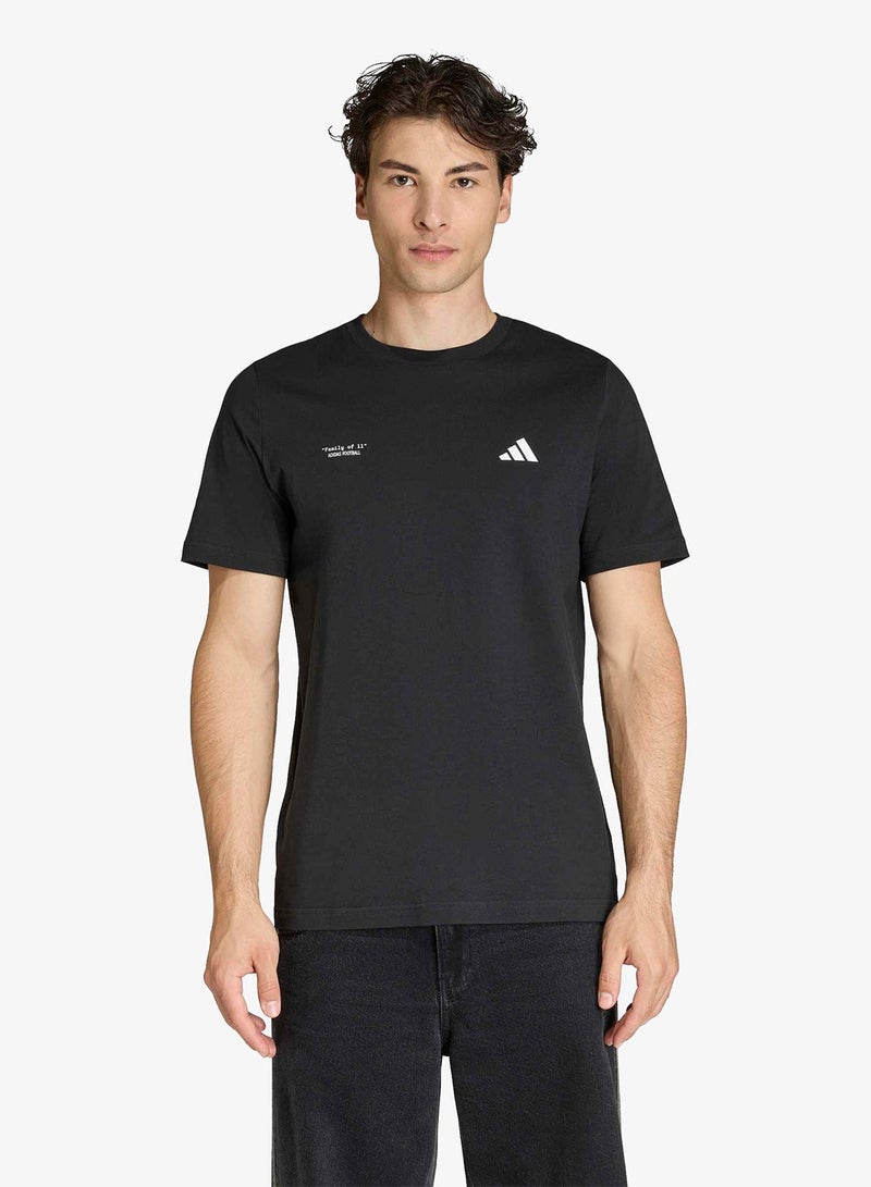 Adidas Football Slogan Graphic T-Shirt - Image 1