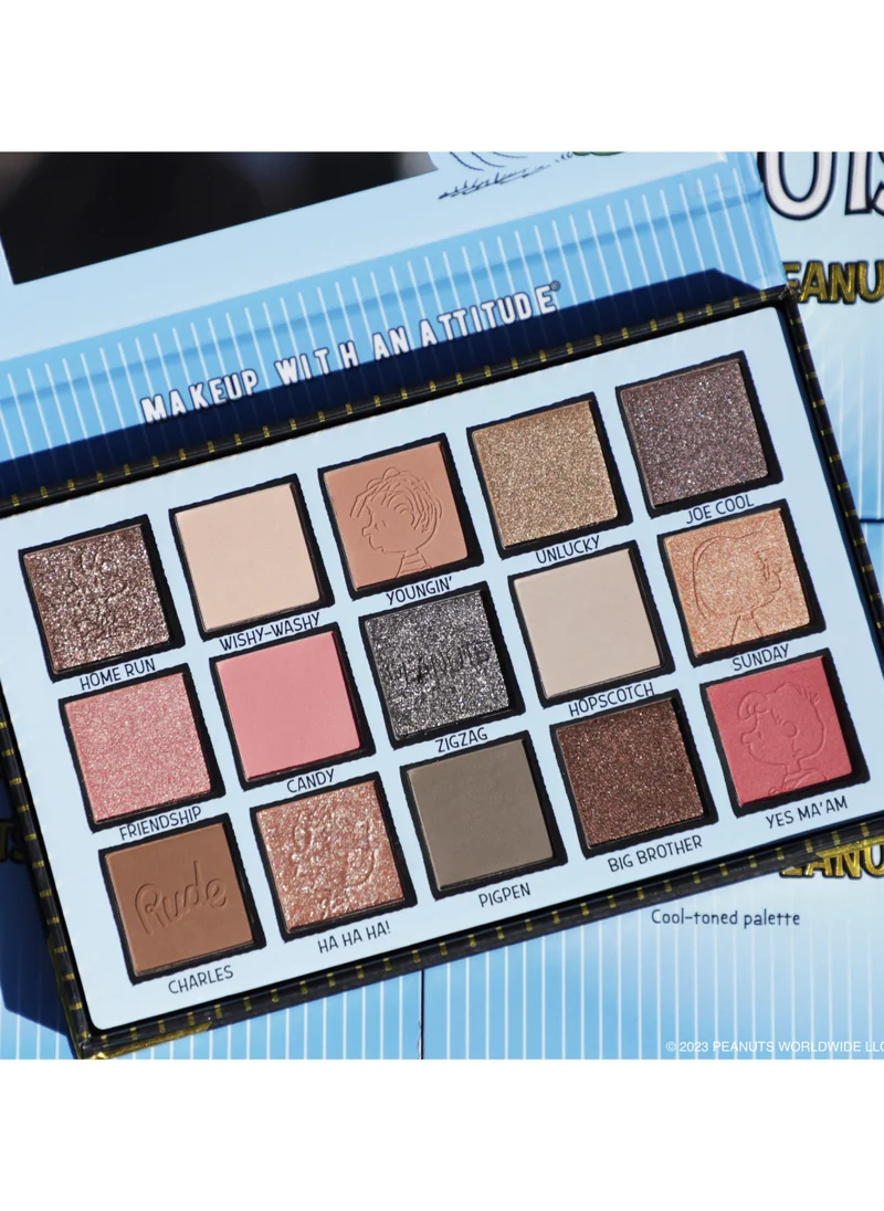 Rude Peanuts Shades Of Peanuts Eyeshadow Palette Cool-Toned
