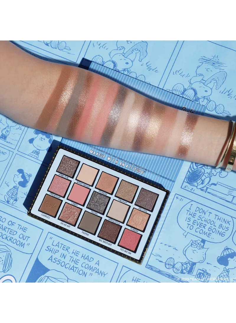 Rude Peanuts Shades Of Peanuts Eyeshadow Palette Cool-Toned